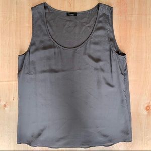 Riani 100% Silk Blouse Grey Size 8